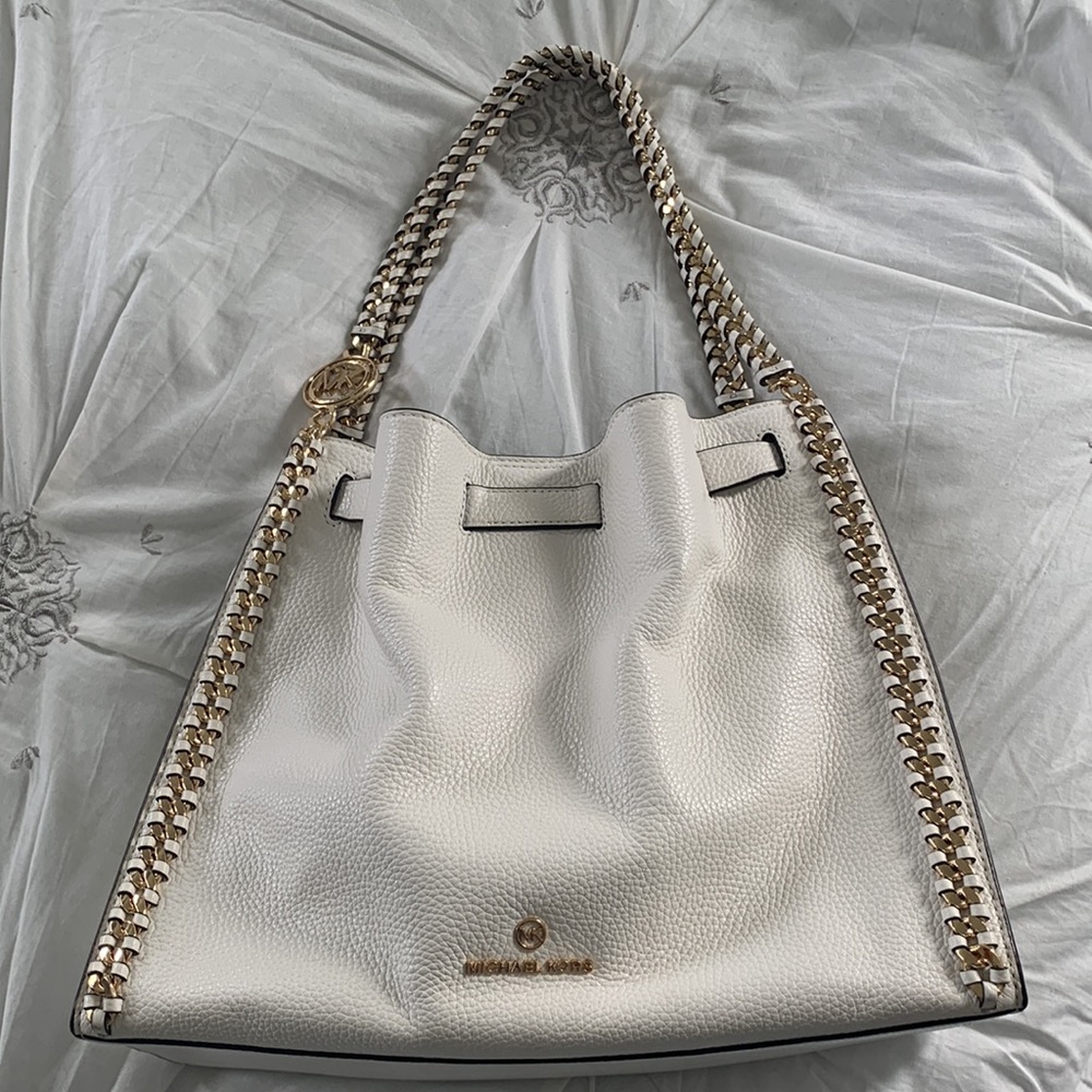 Michael Kors Chain Detail Bucket Bag